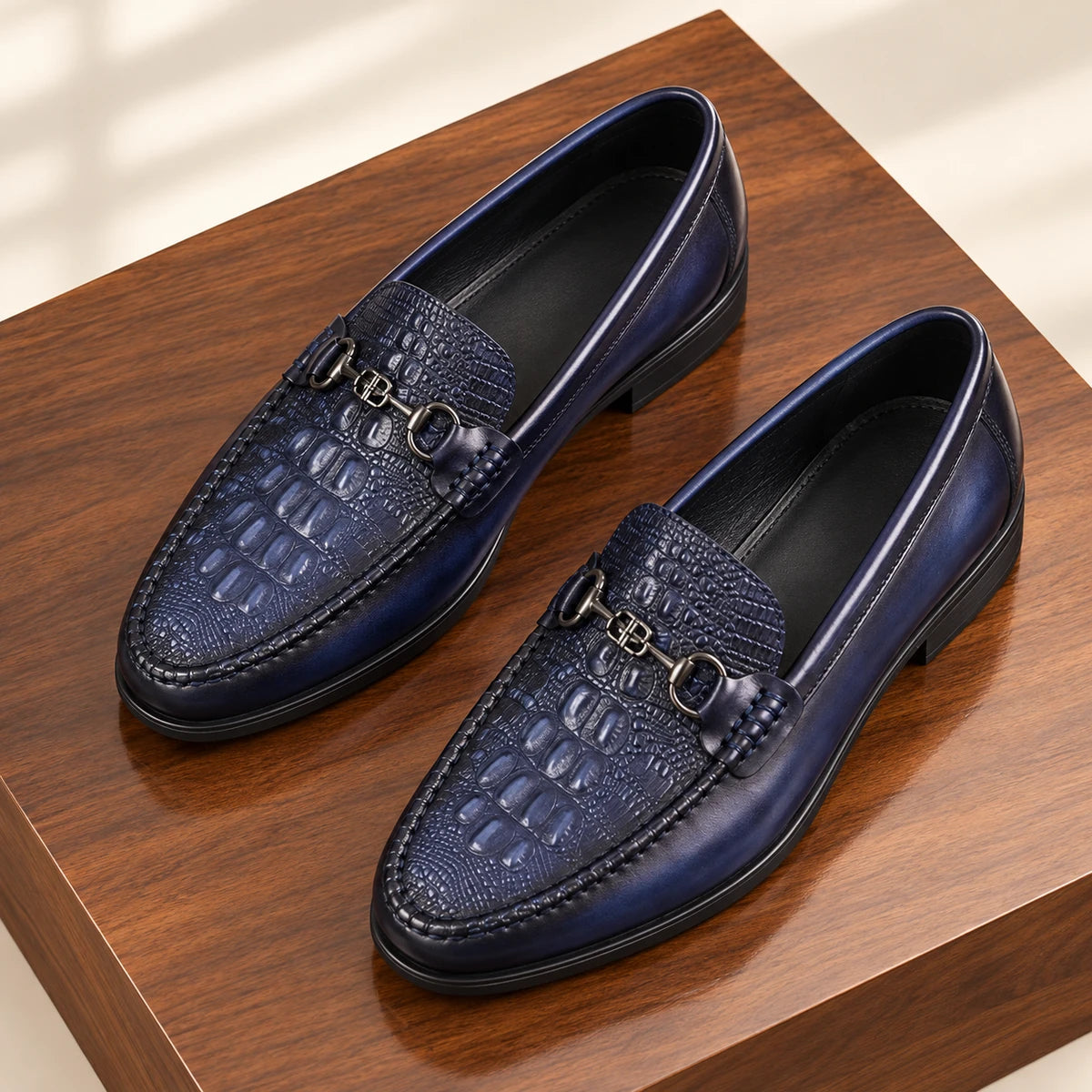 Cowhide Leather Loafers | Roland Blue editorial