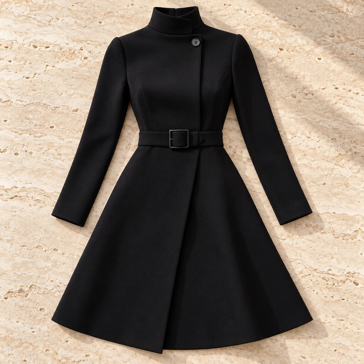 Cressida Dress Black flatlay
