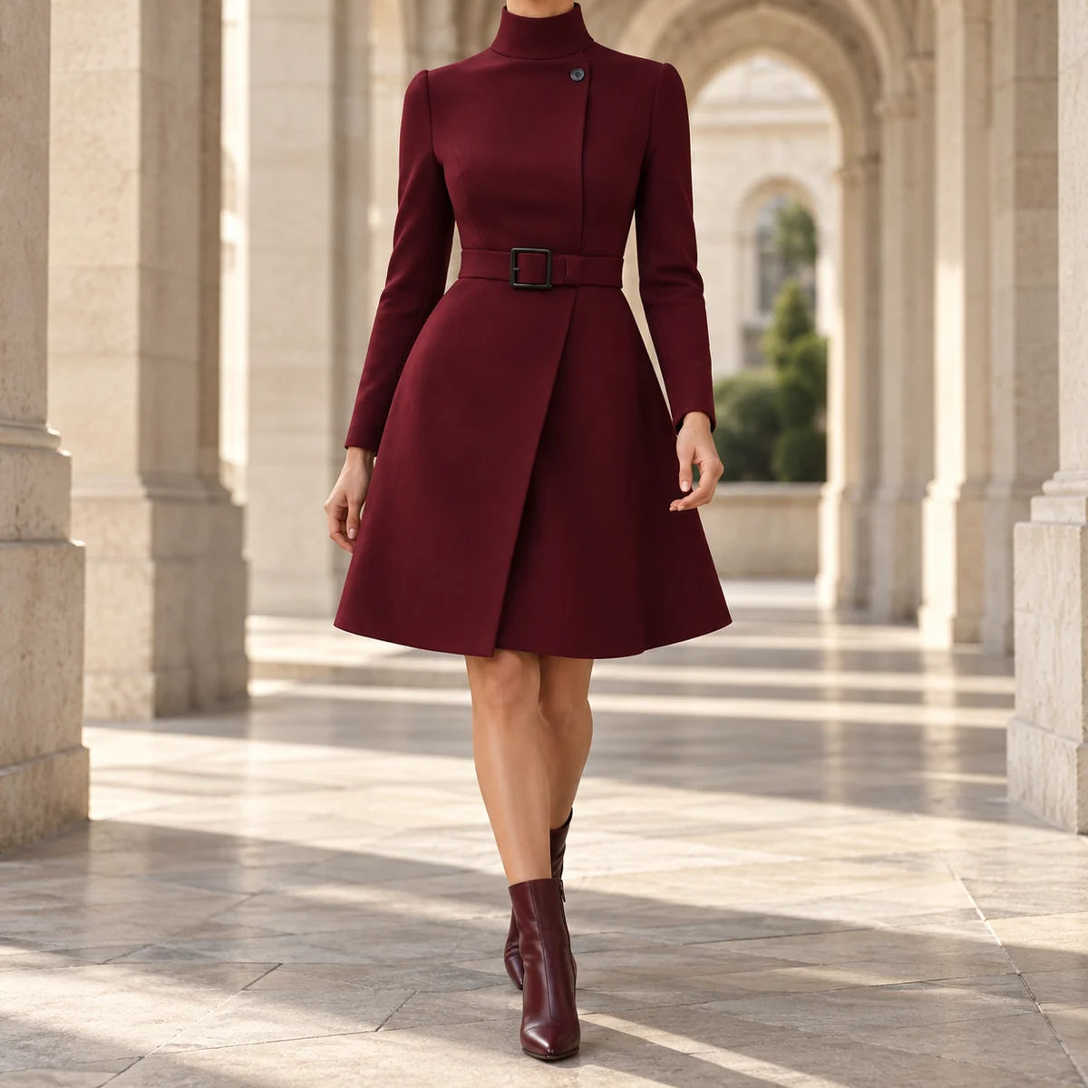Cressida Dress Red lifestyle