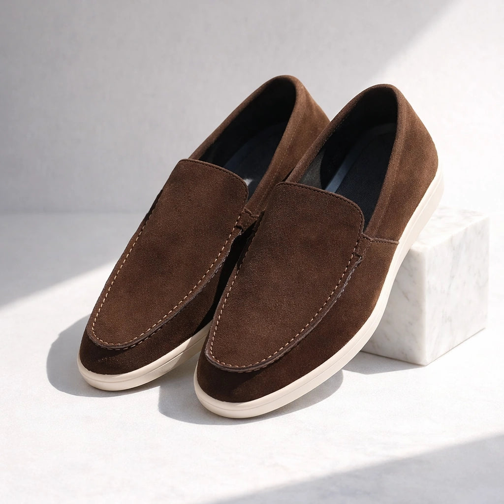 David Suede Leather Loafers