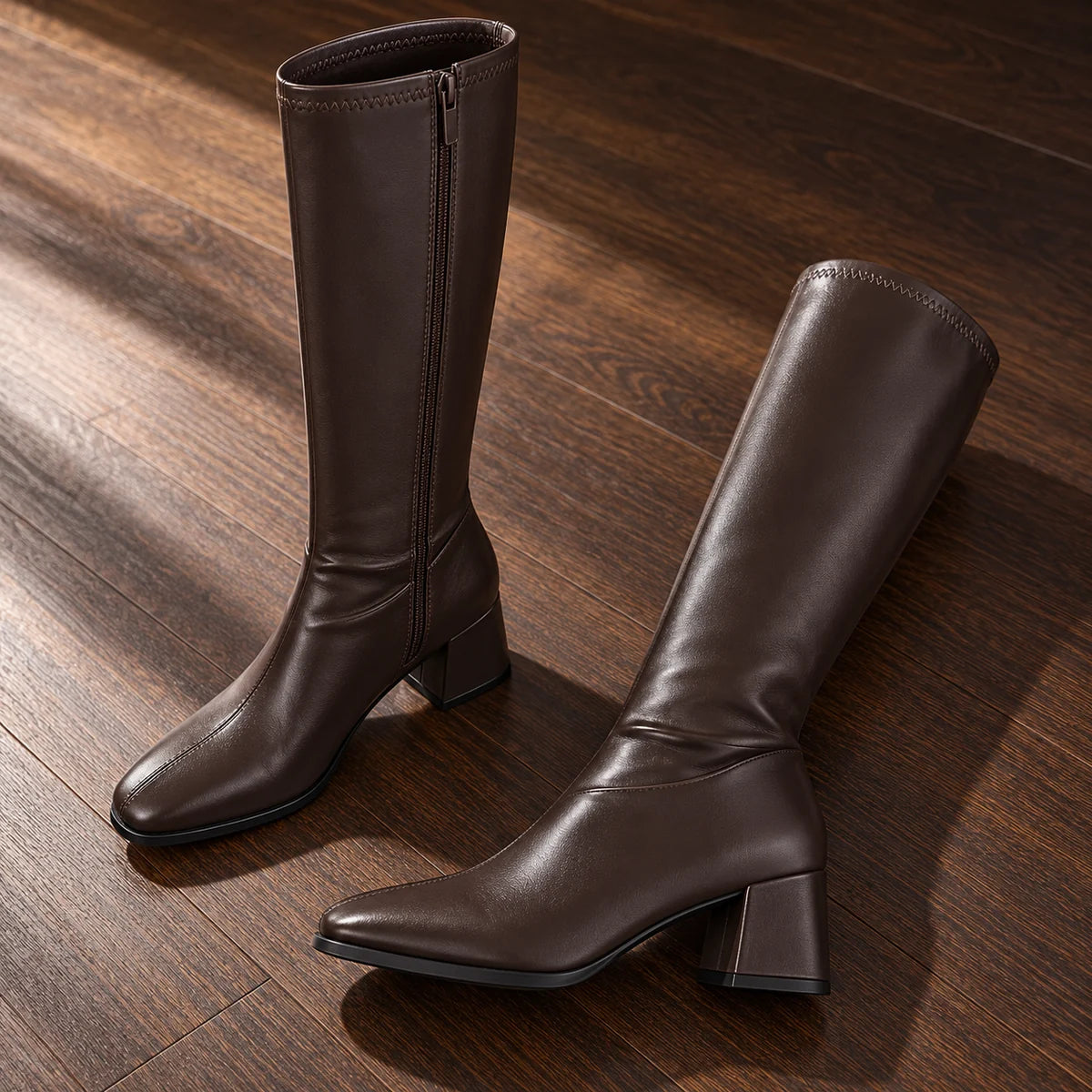 Delphine Boots Brown flatlay