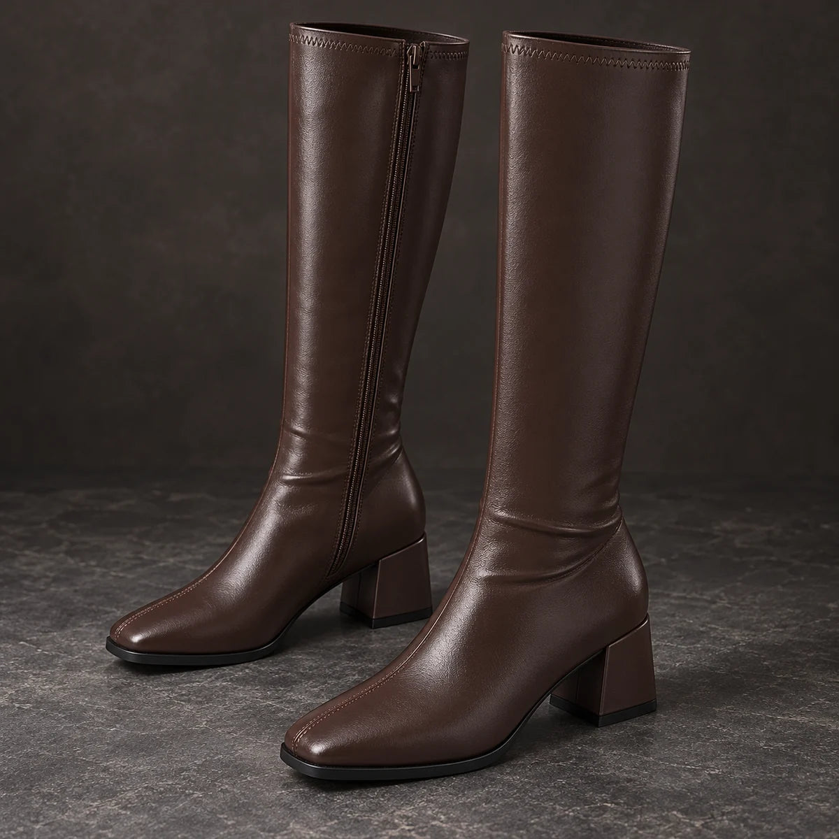 Delphine Boots Brown front
