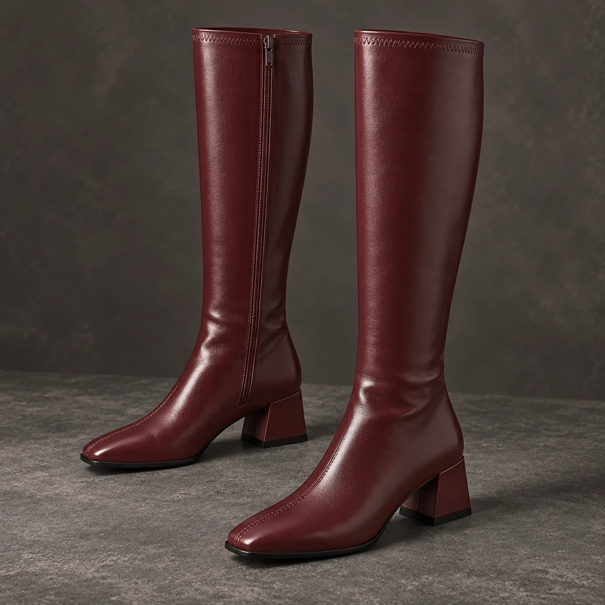 Delphine Boots Red front