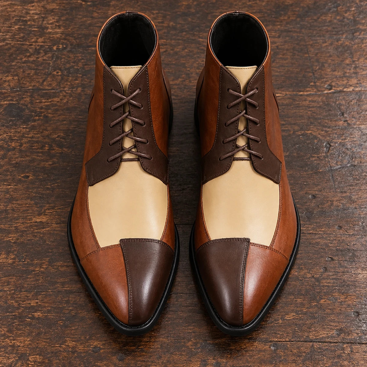 Faux Leather Boots | Edwin Brown secondary