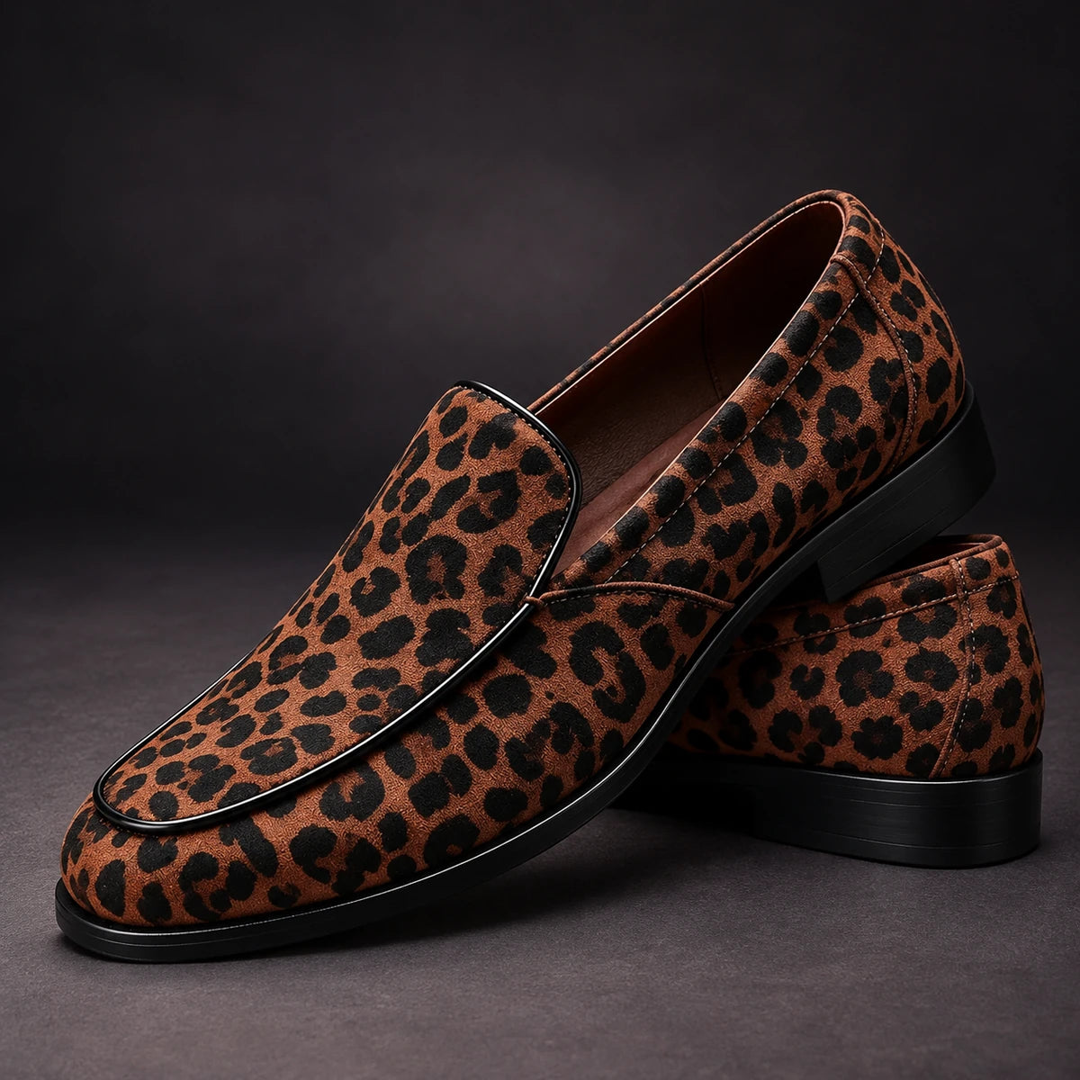 Leather Loafers | Ingvar Brown stacked pair