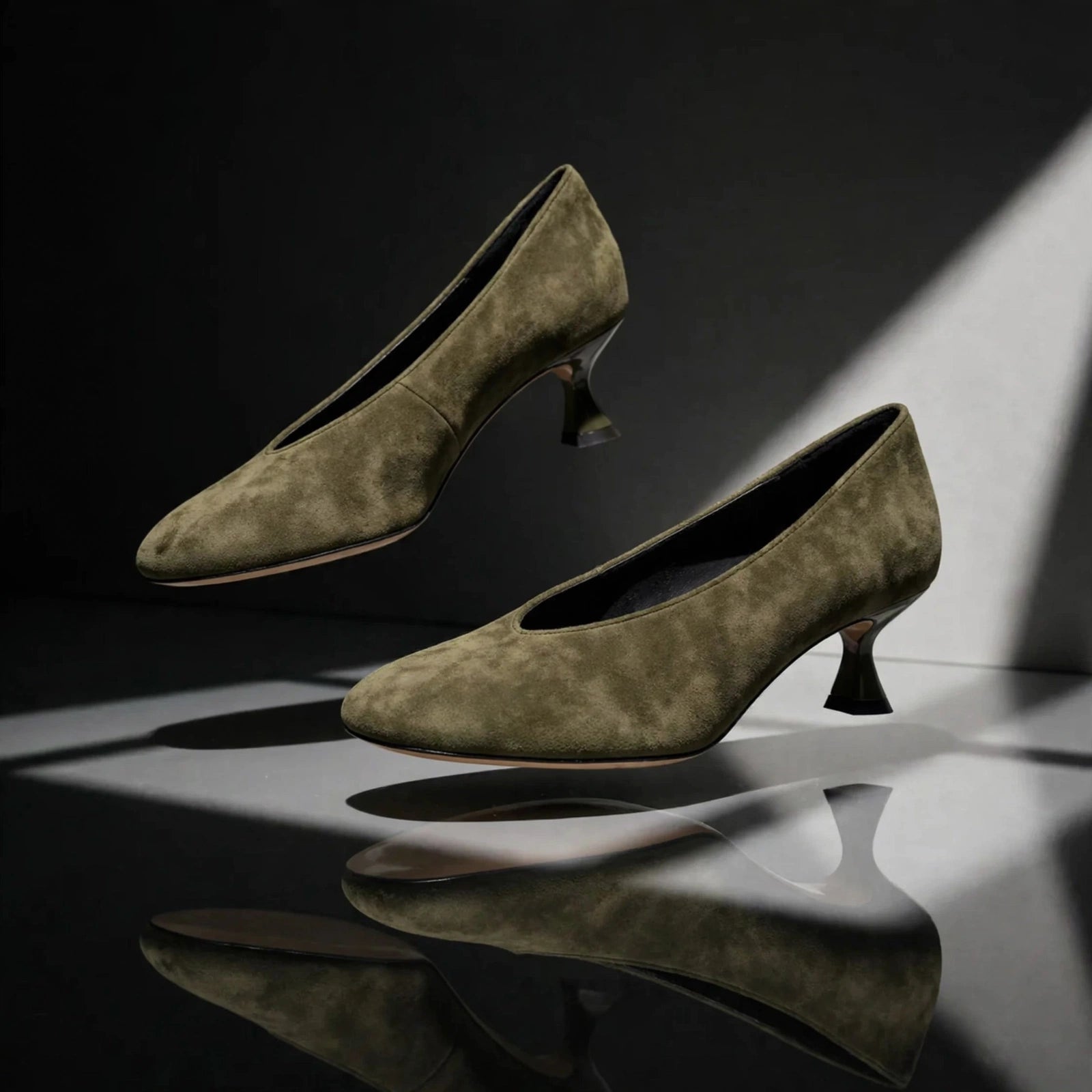 Celeste Suede Pumps