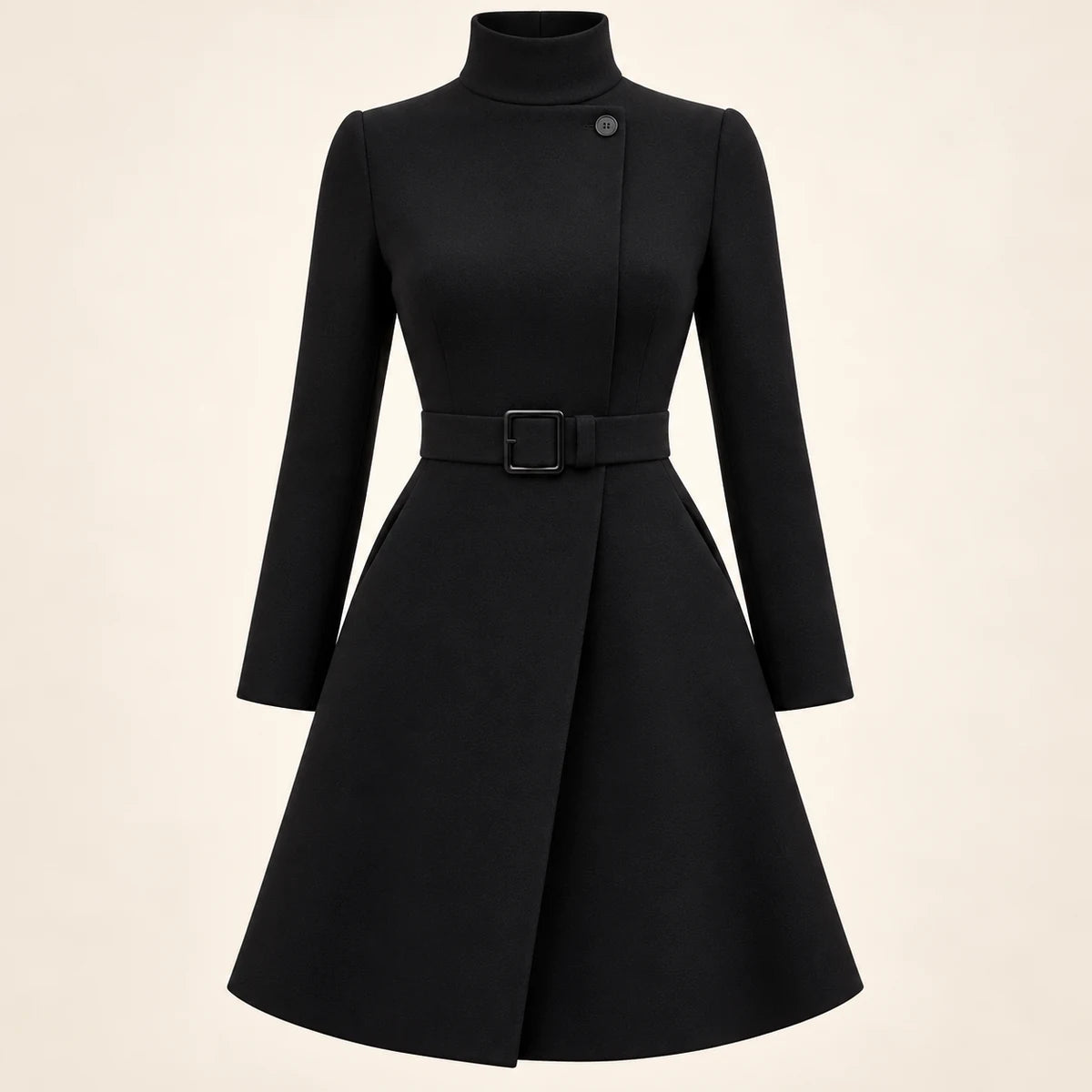 Florence Dress Black front