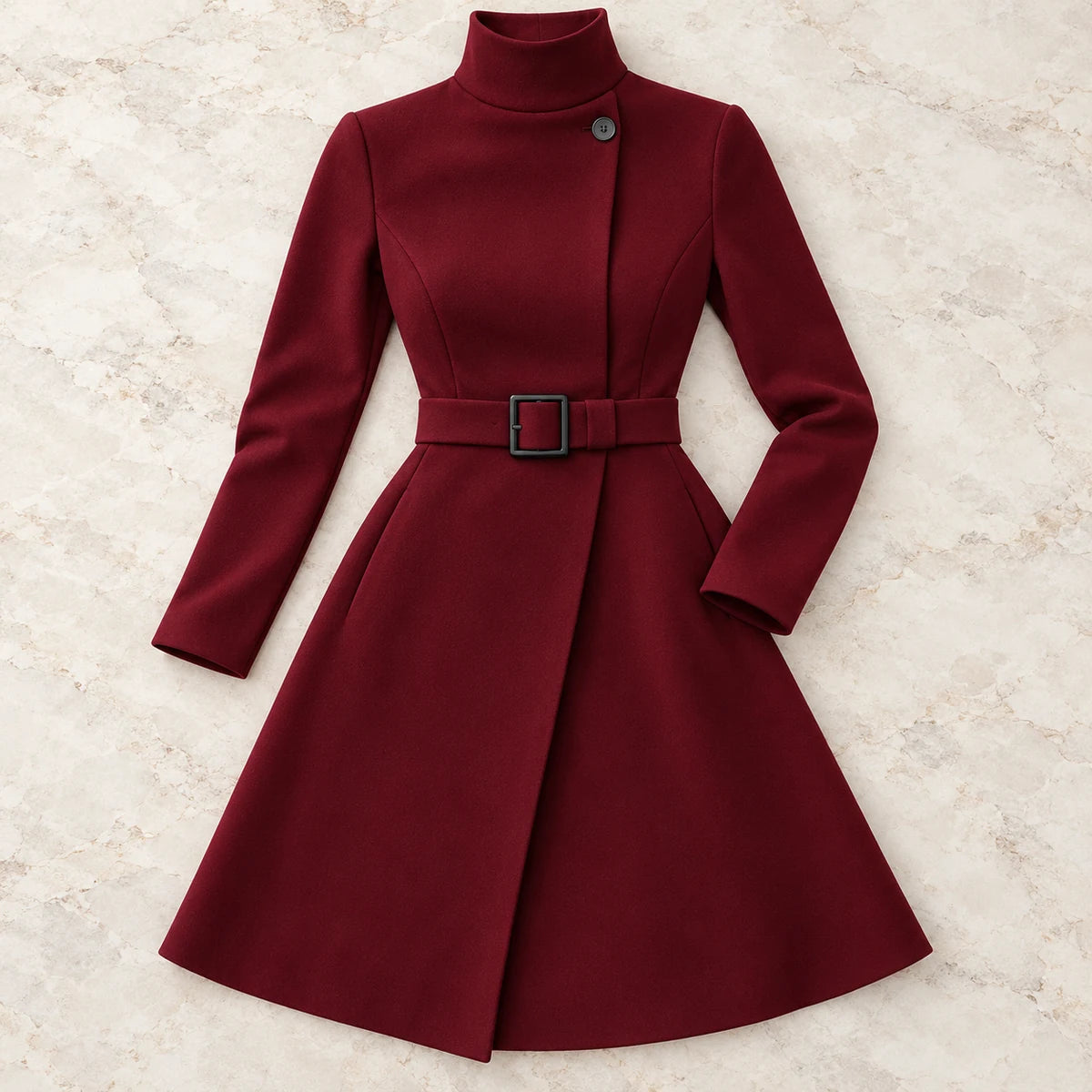Florence Dress Red flatlay