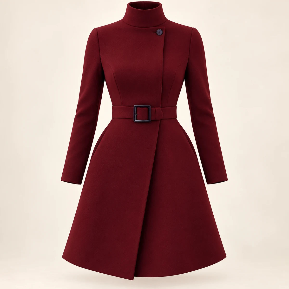 Florence Dress Red front