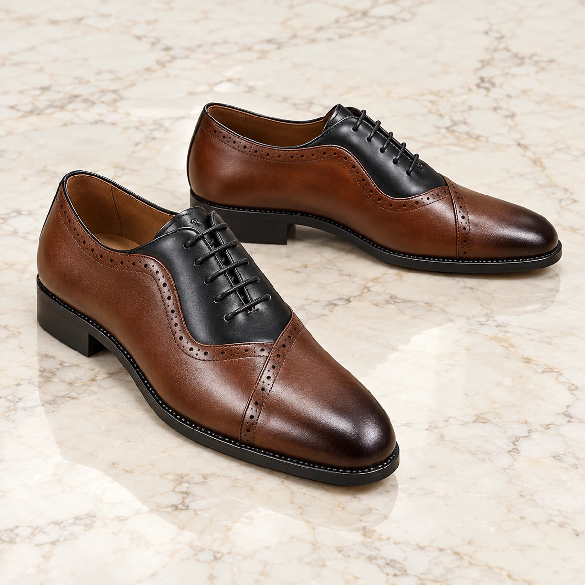 Garrett Dress Shoes Brown secondary