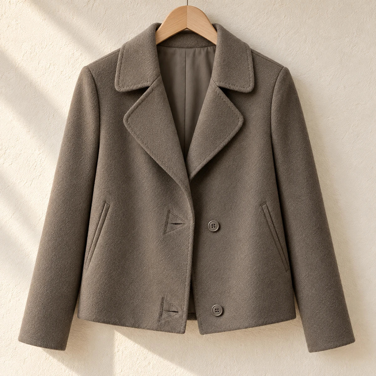 Genevieve Jacket Gray hanger
