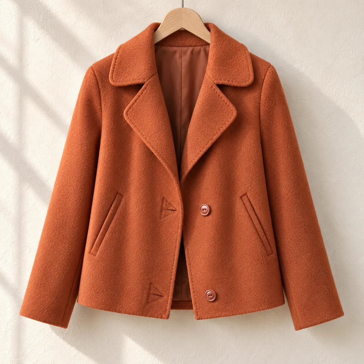 Genevieve Jacket Orange hanger