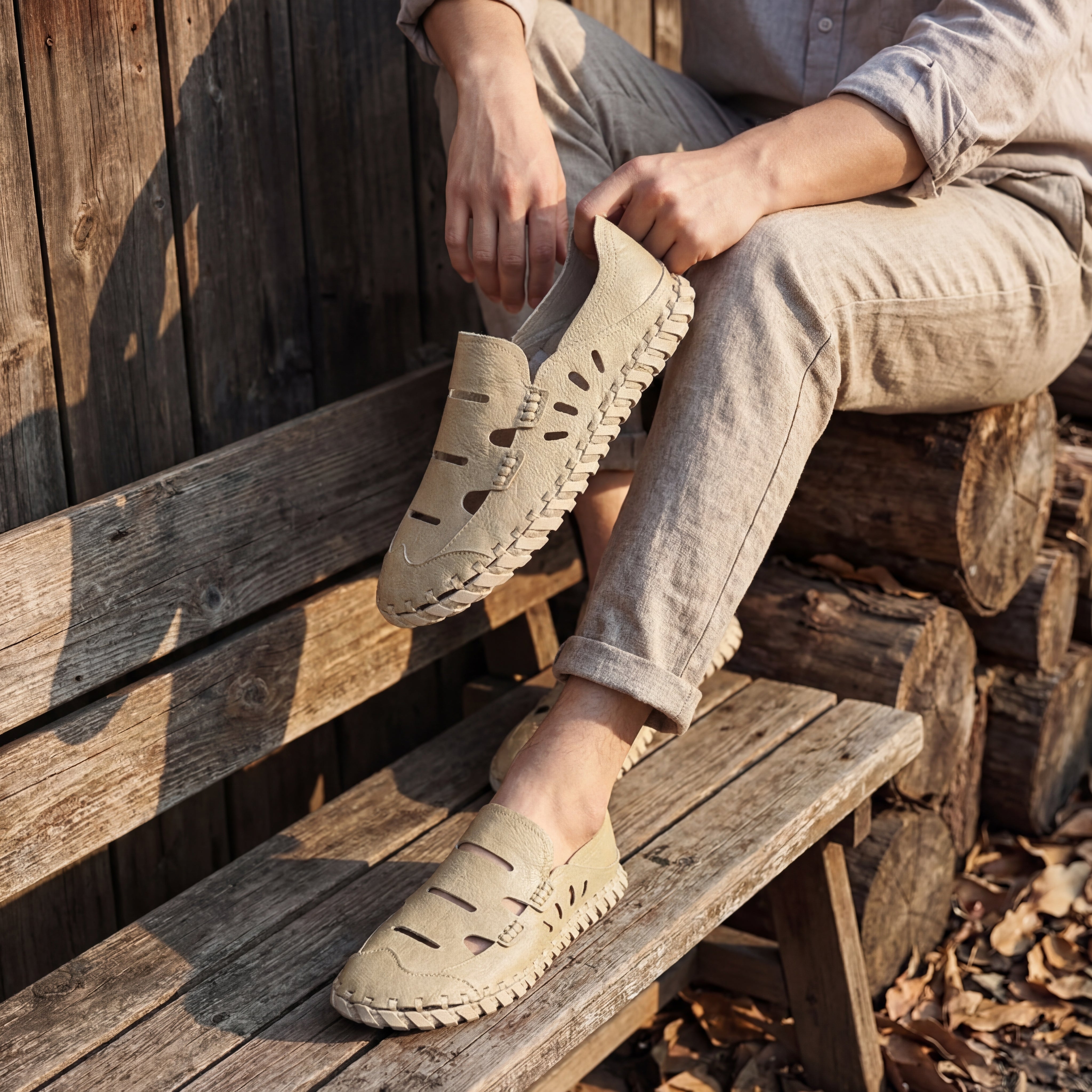 Maxim Leather Slip-On Shoes