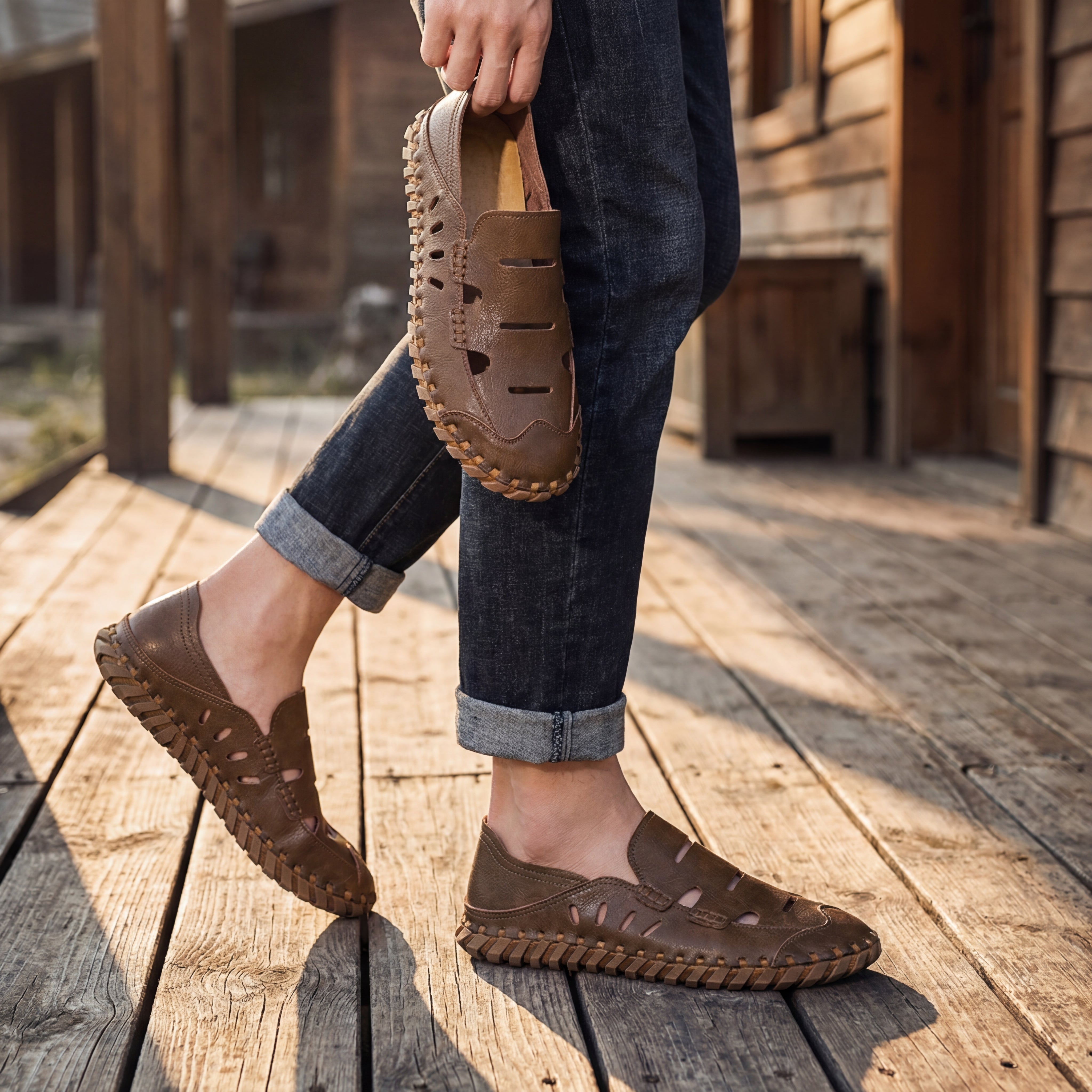 Maxim Leather Slip-On Shoes