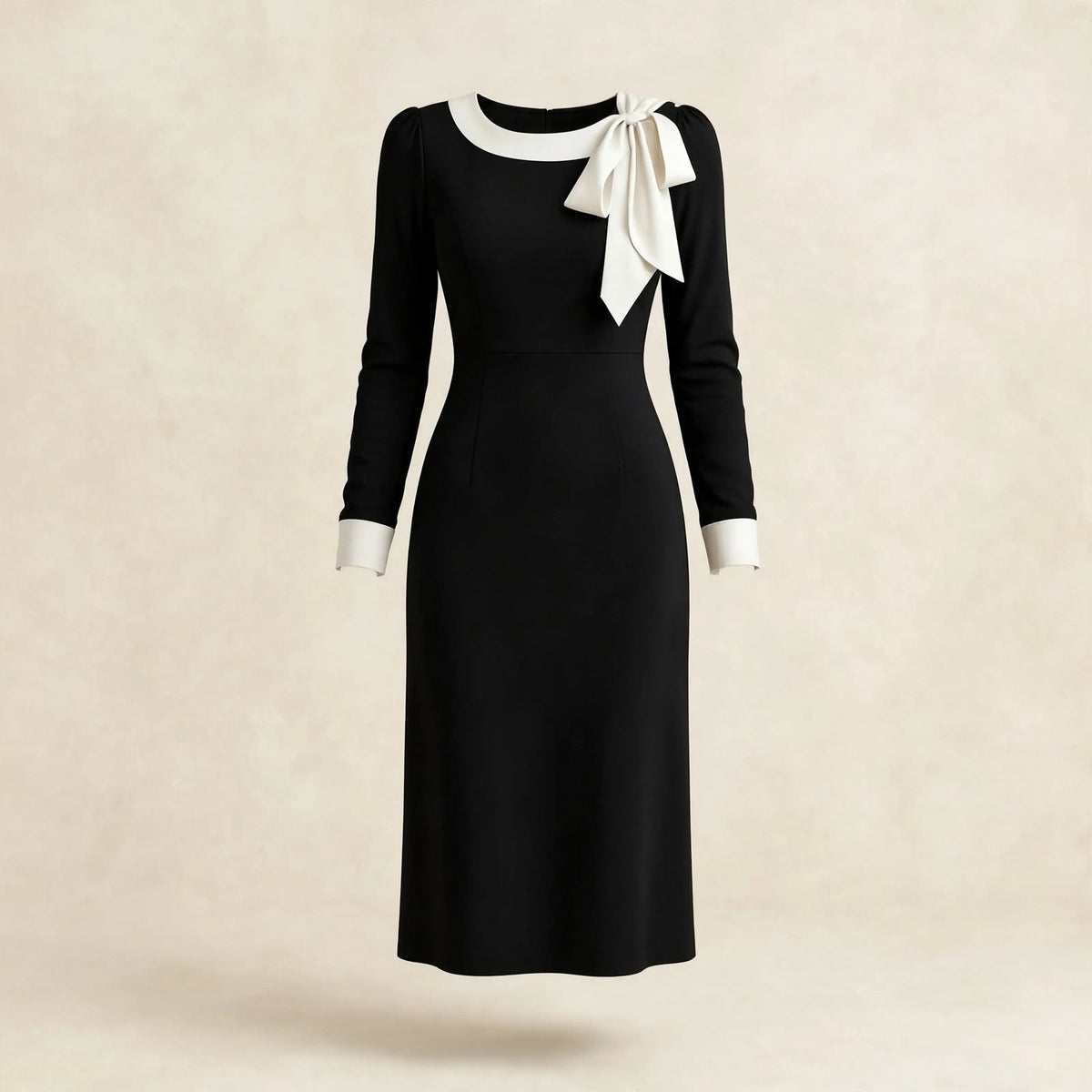 Monica Bow Midi Dress