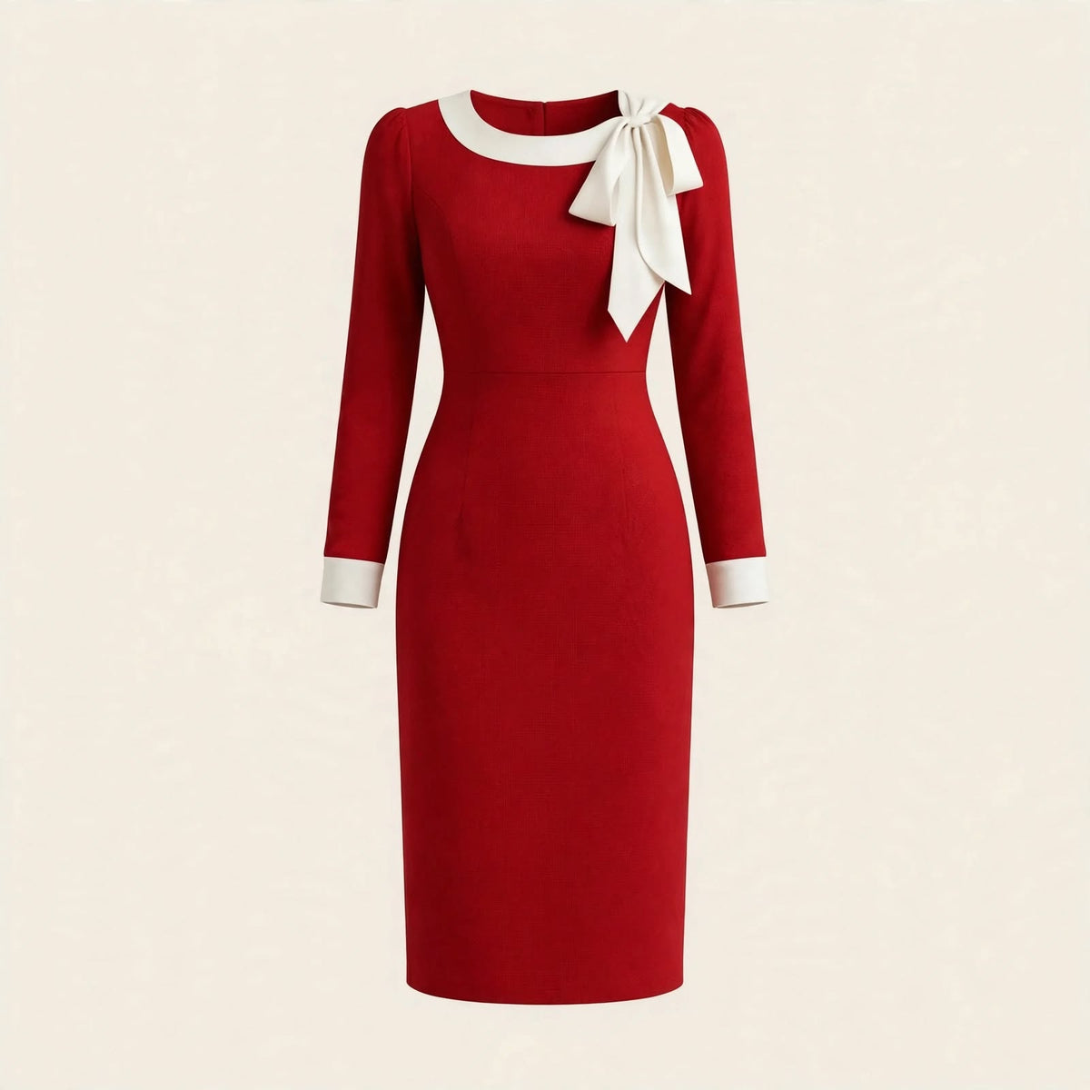 Monica Bow Midi Dress