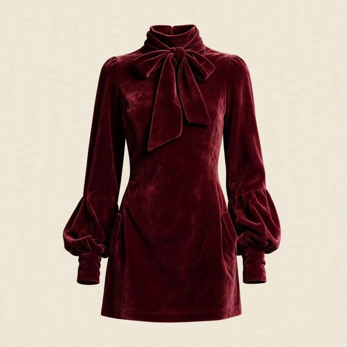 Monroe Suede Bow Dress