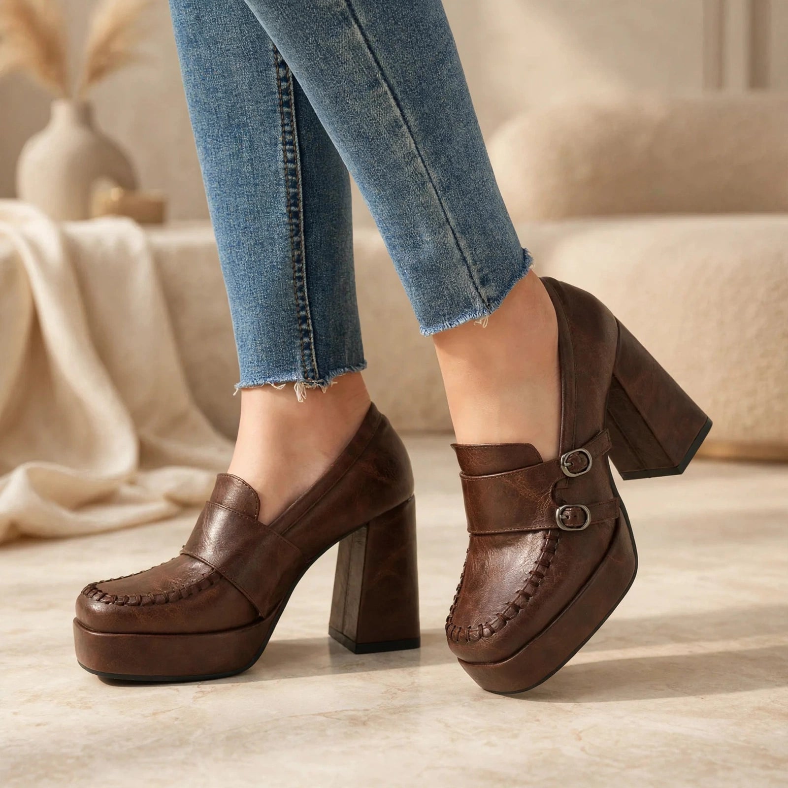 Kendall Genuine Leather Loafers