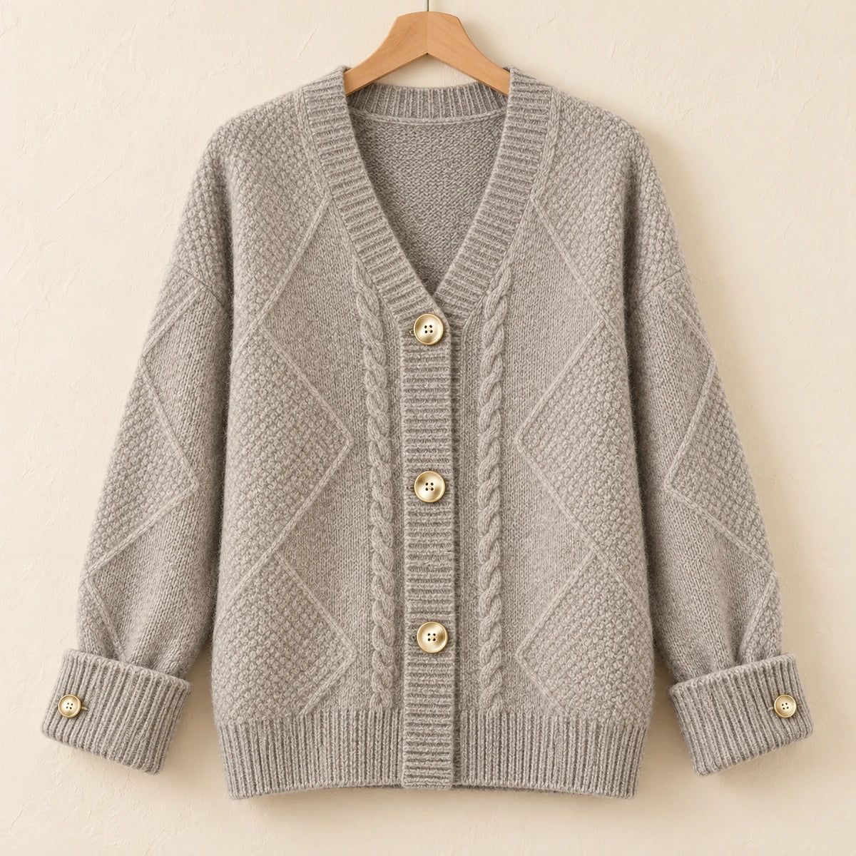 Knit Cardigan Beatrice Gray hanger