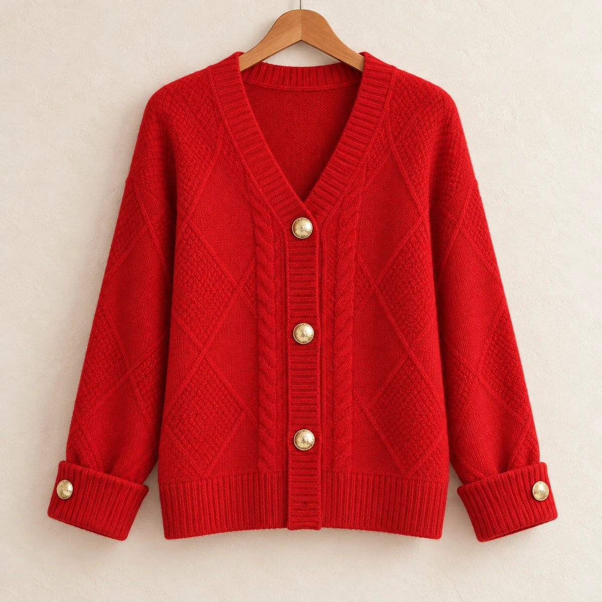 Knit Cardigan Beatrice Red hanger