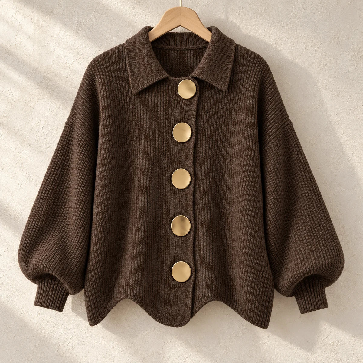 Knit Cardigan | Evangeline Brown hanger