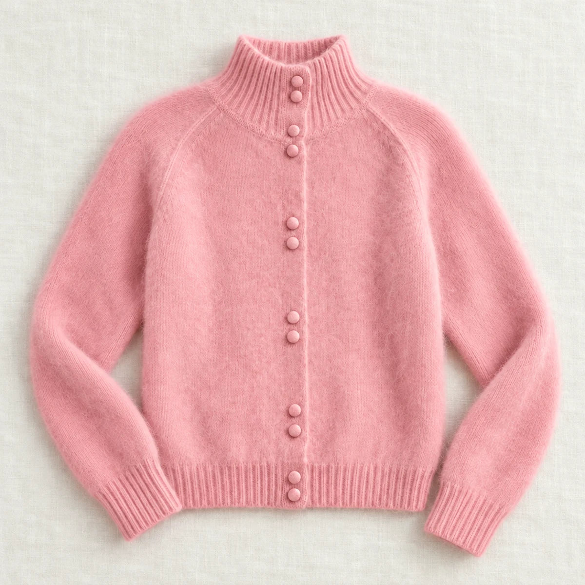 Knit Cardigan | Helena Pink flatlay