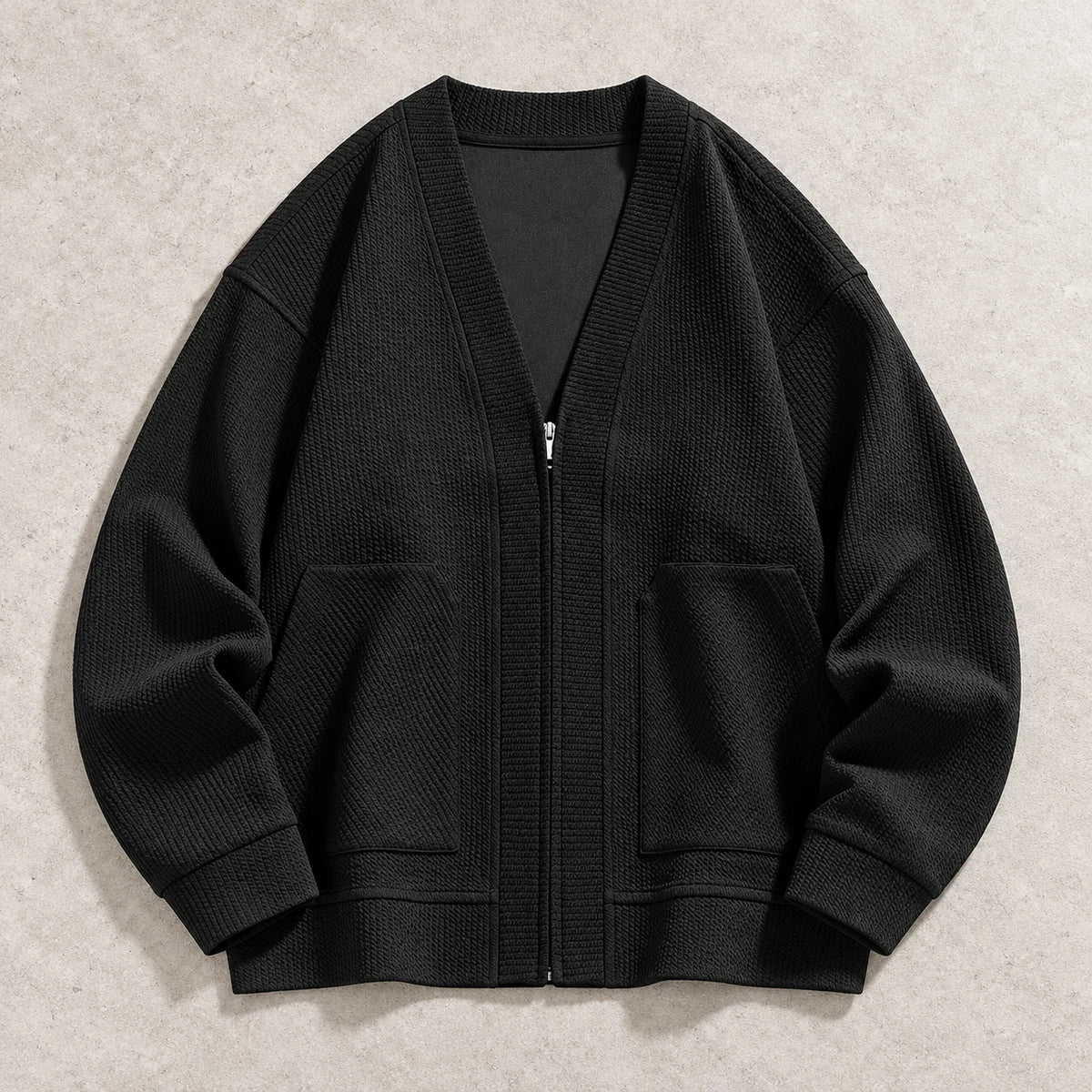 Knit Cardigan | Jorgen Black overhead