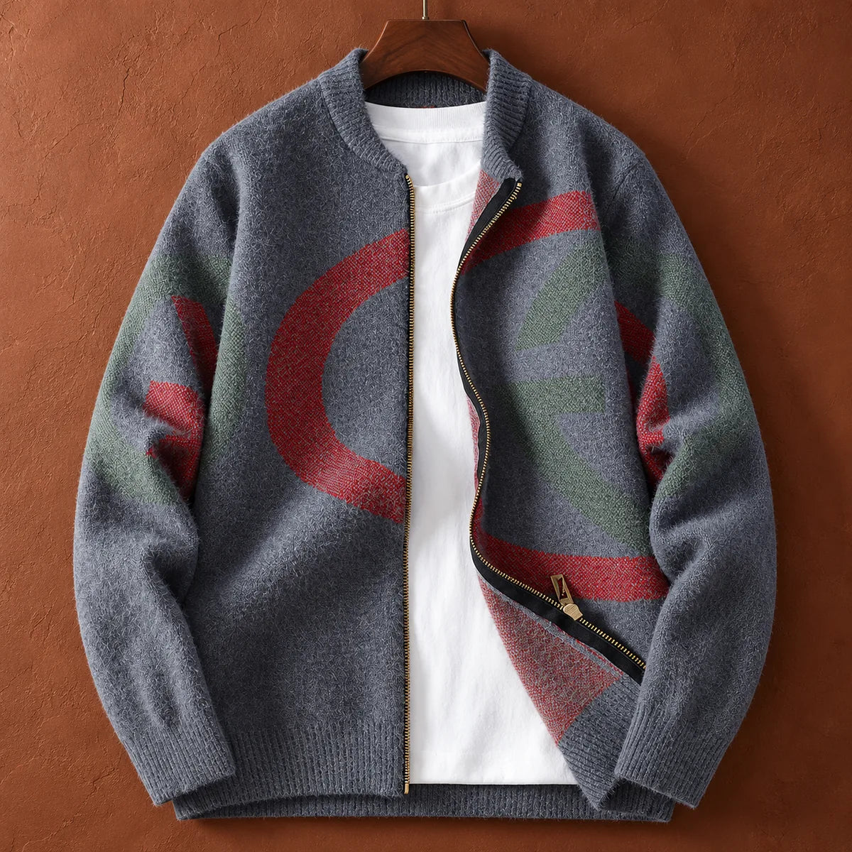 Knit Cardigan | Oisin Gray hanger front