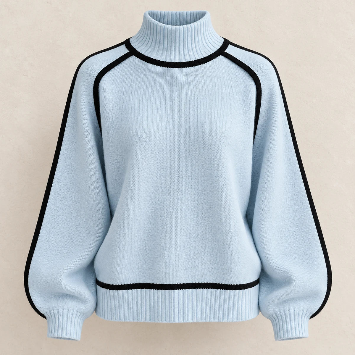 Knit Sweater | Lenora Blue front