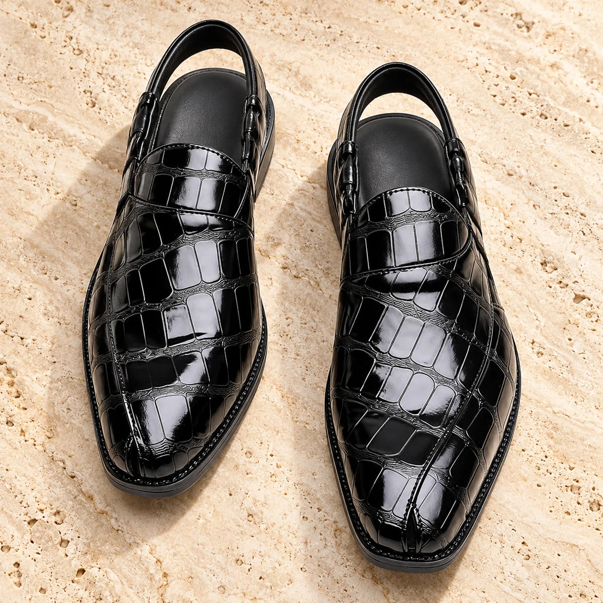 Lawrence Sandals Black secondary
