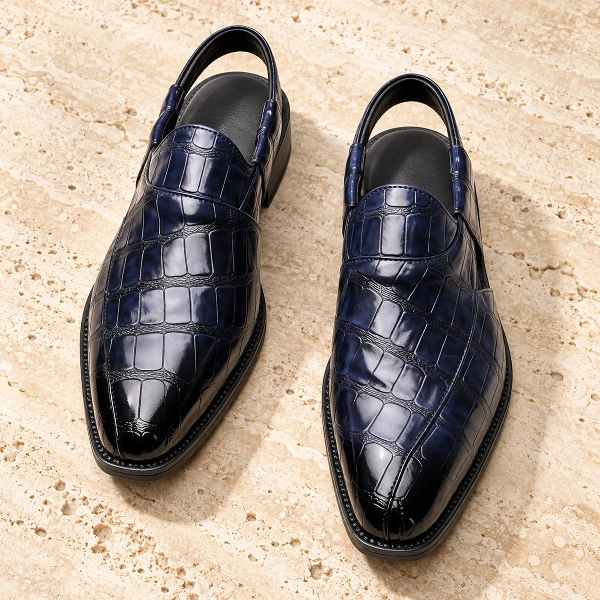 Lawrence Sandals Blue secondary