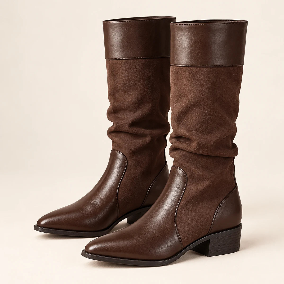 Leather Boots | Colette Brown front