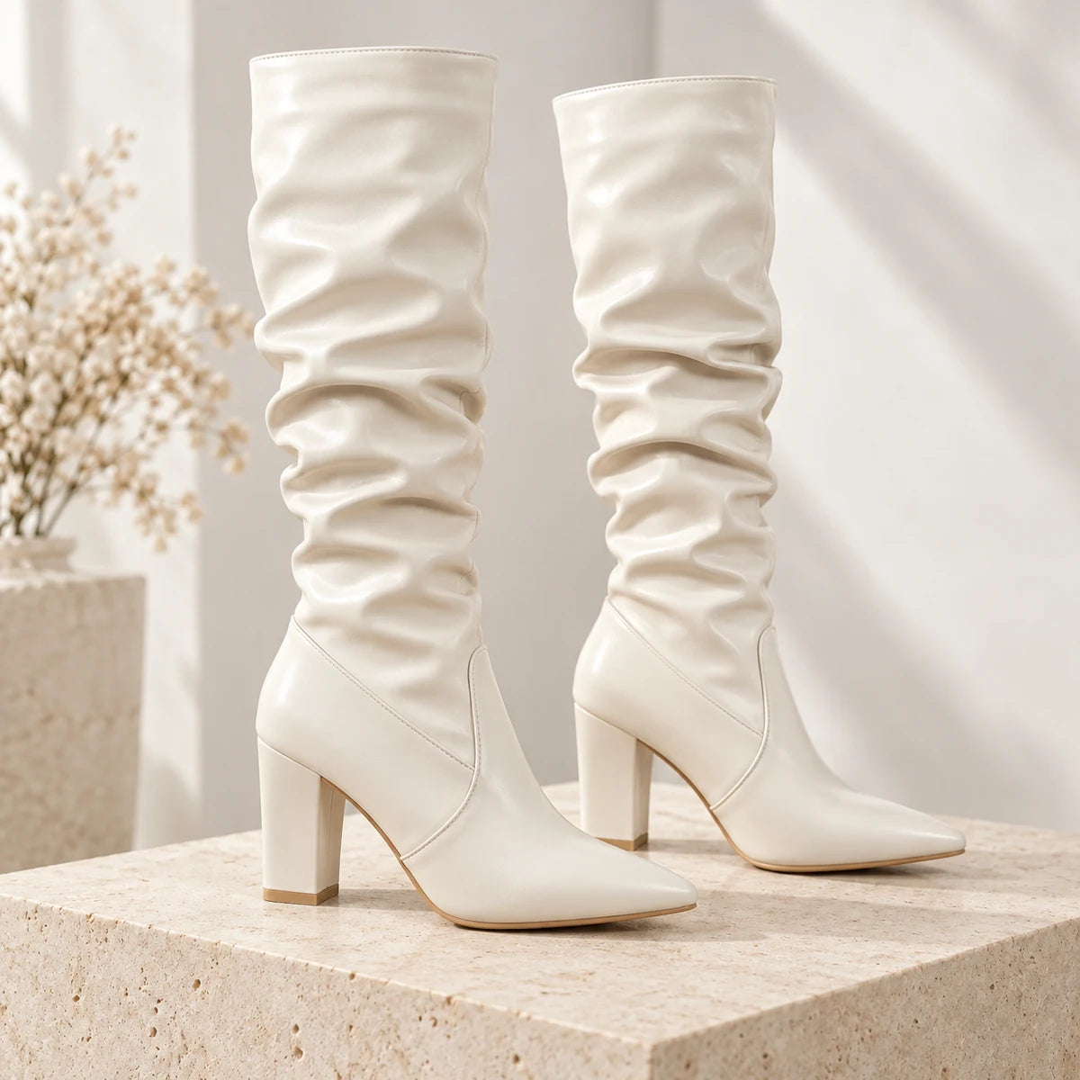 Madeleine Boots White side