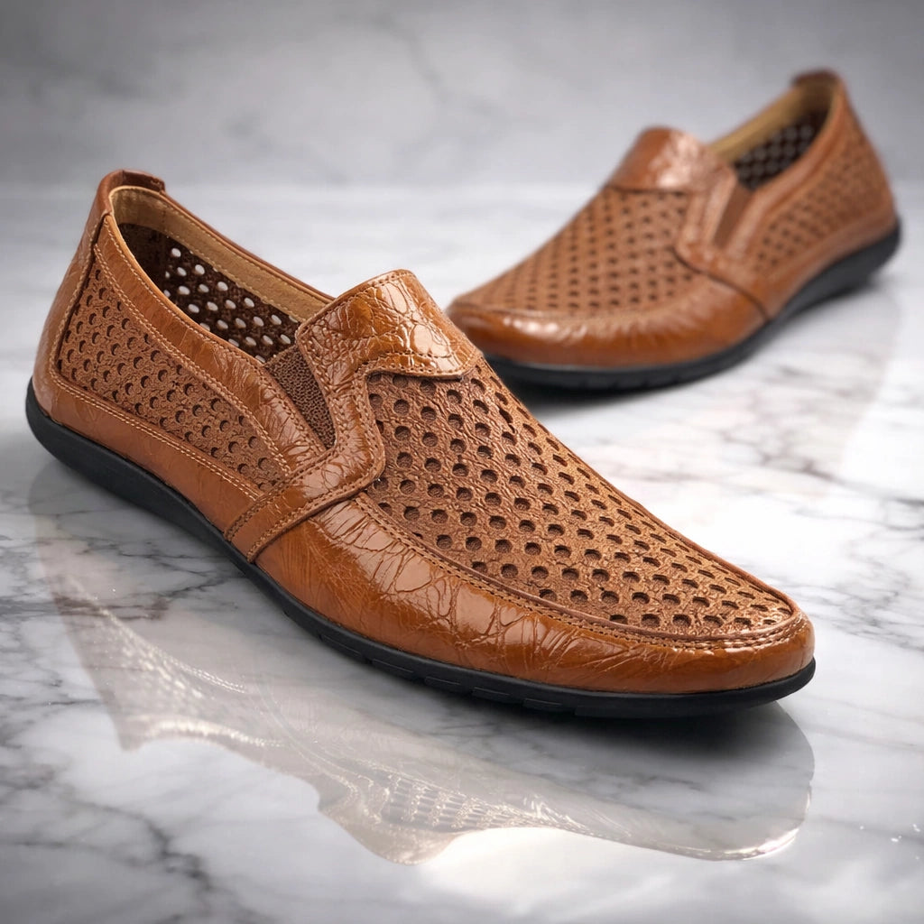 Michael Leather Loafers