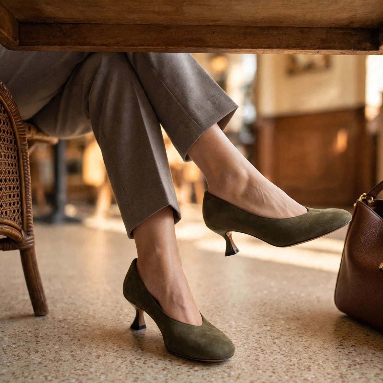 Celeste Suede Pumps