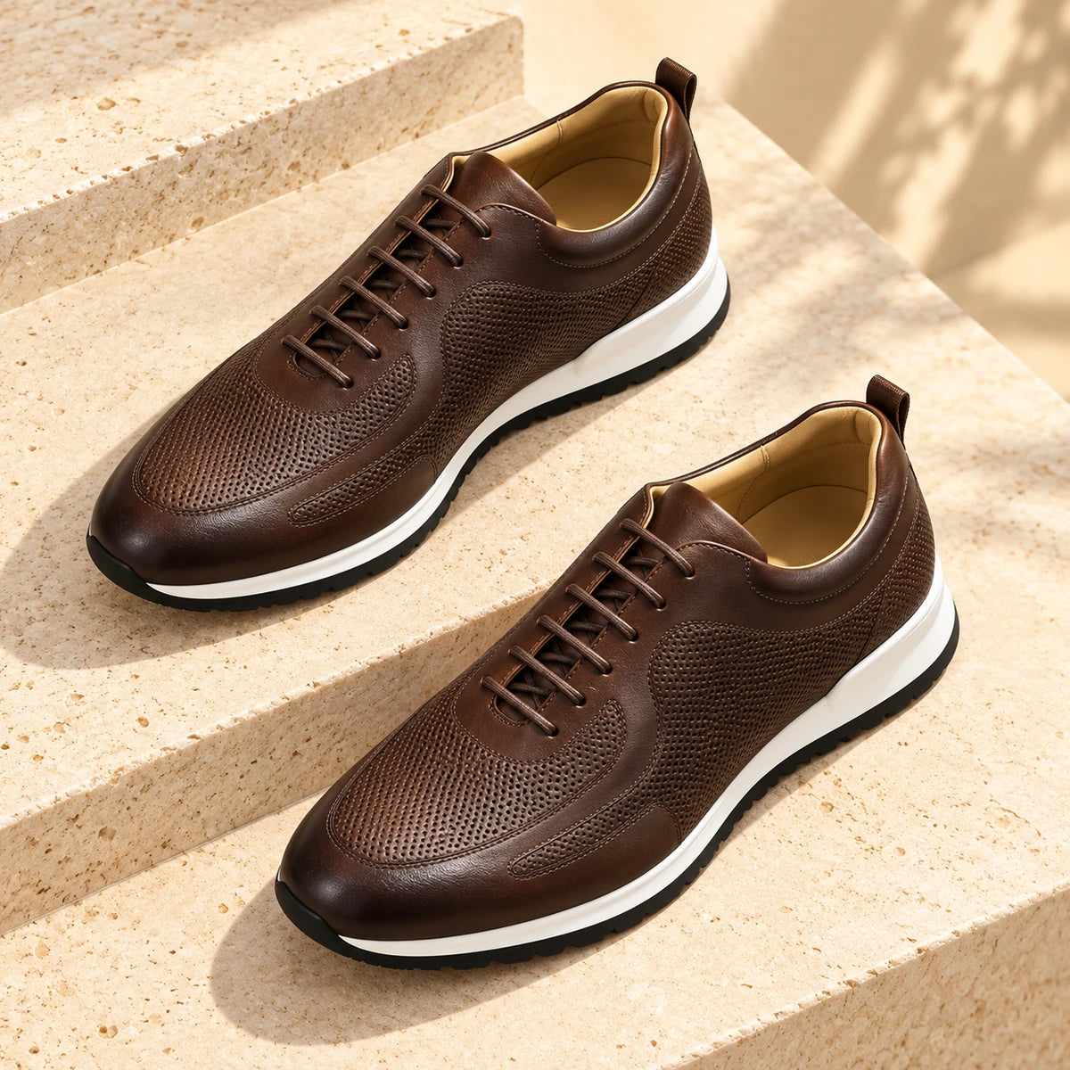 Oswin Sneakers Dark Brown editorial