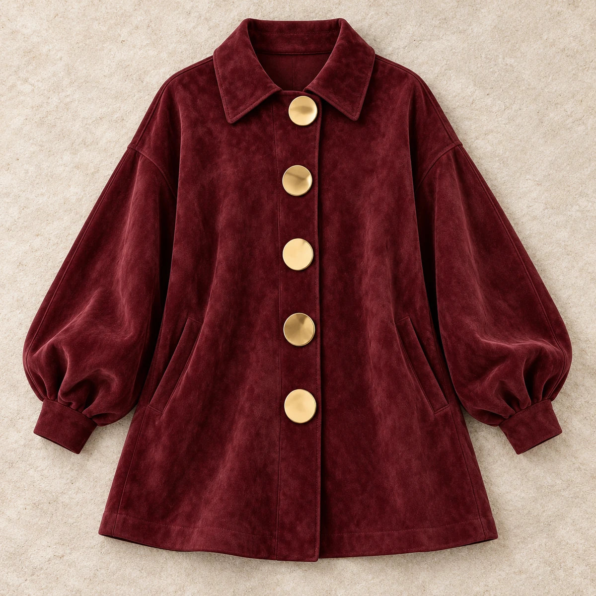 Rosalind Dress Red flatlay