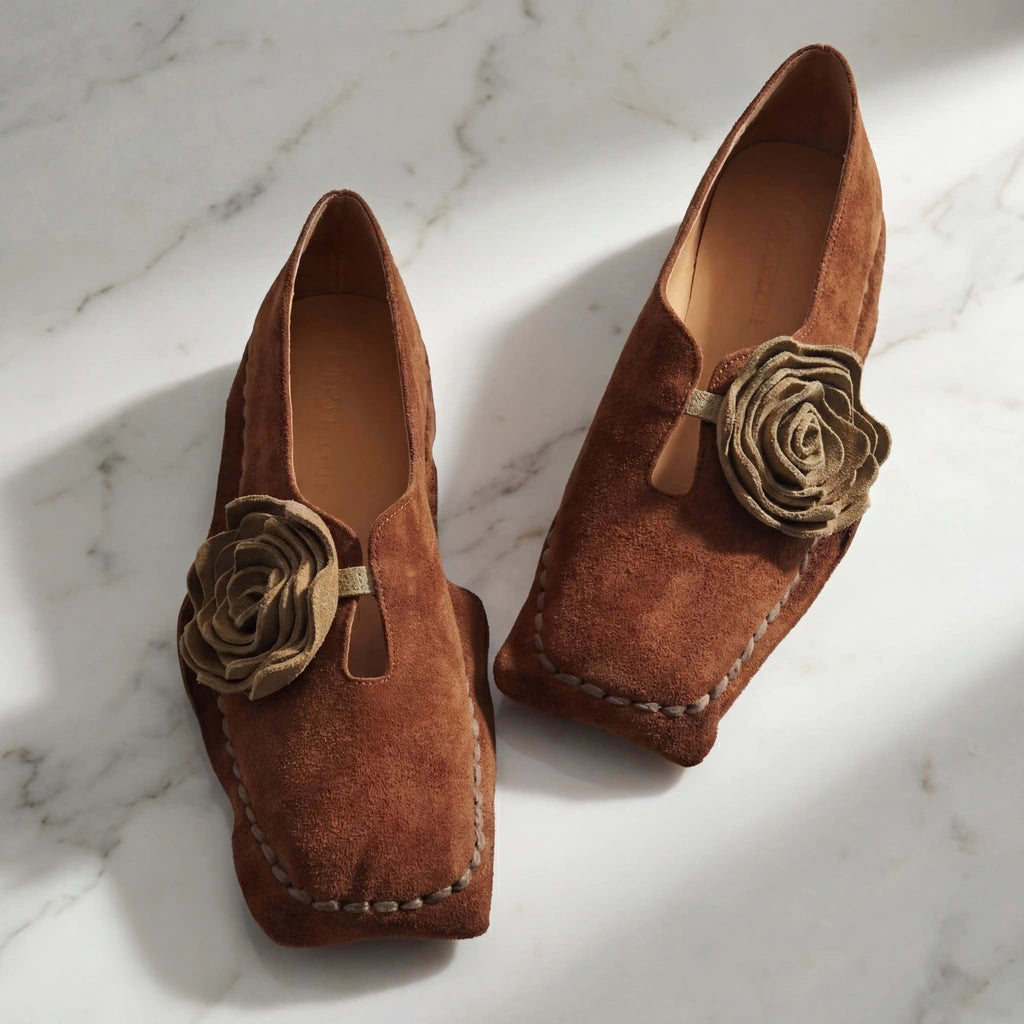 Rosita Genuine Suede Loafers