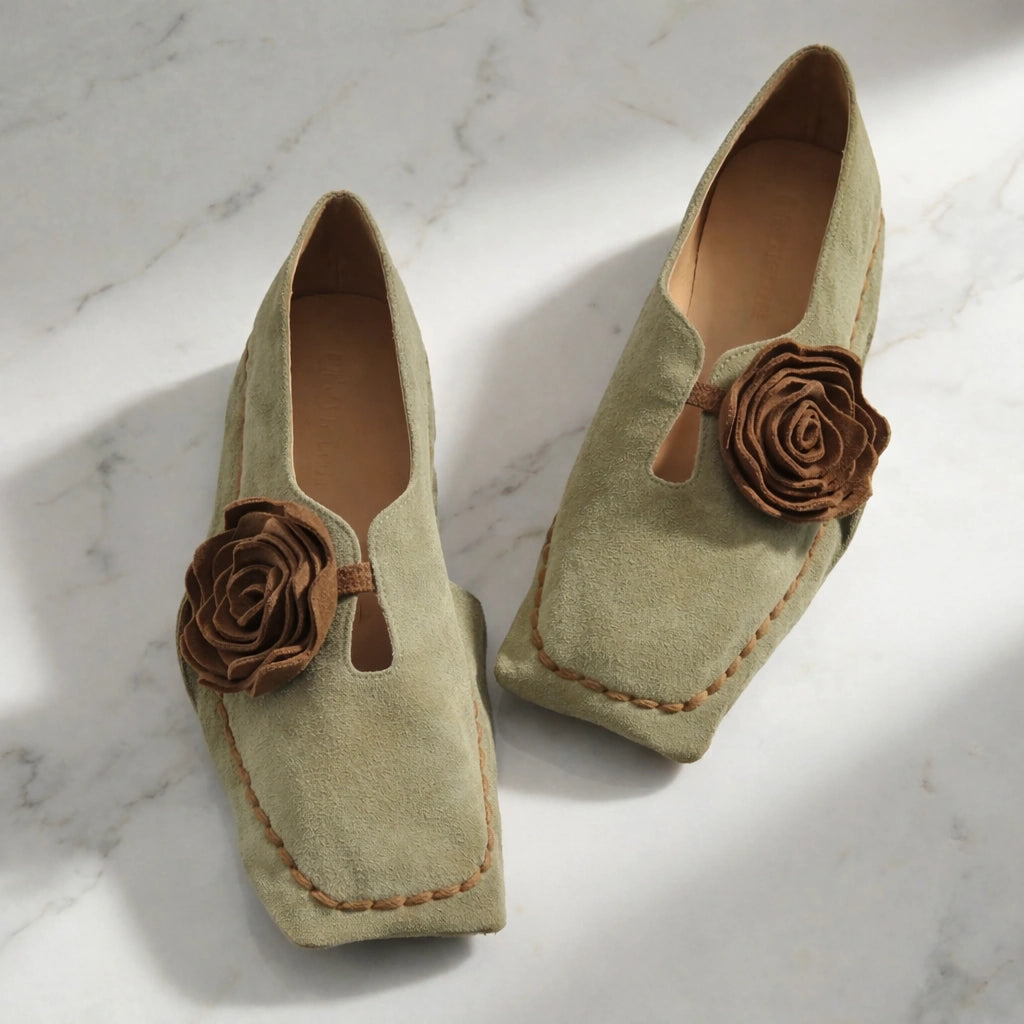 Rosita Genuine Suede Loafers