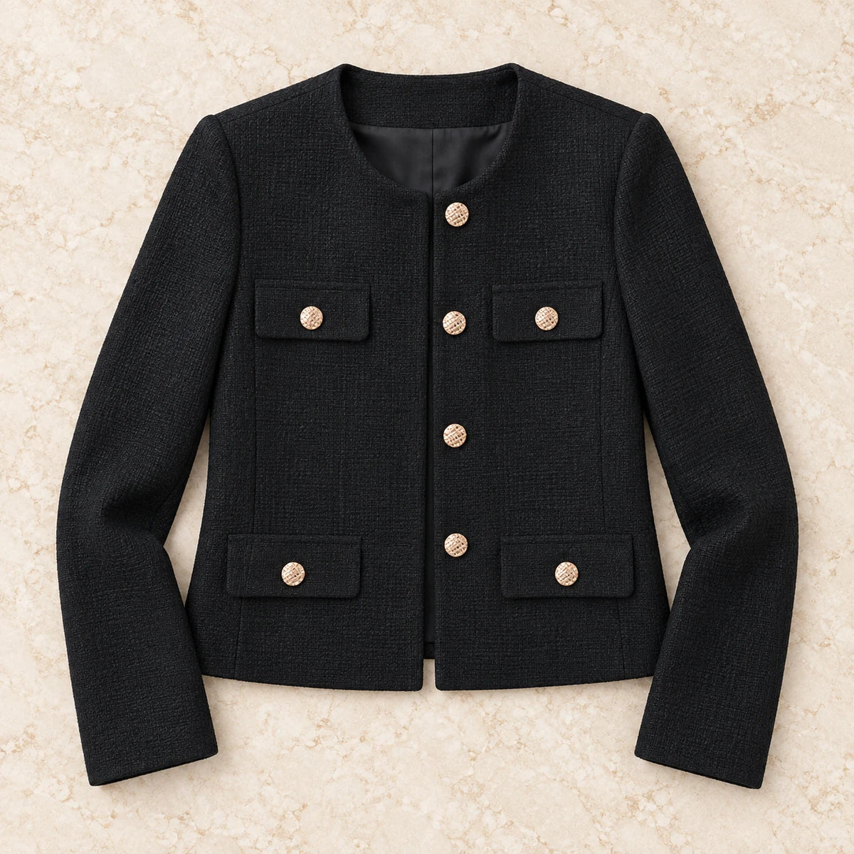 Juliette Blazer Black flatlay view