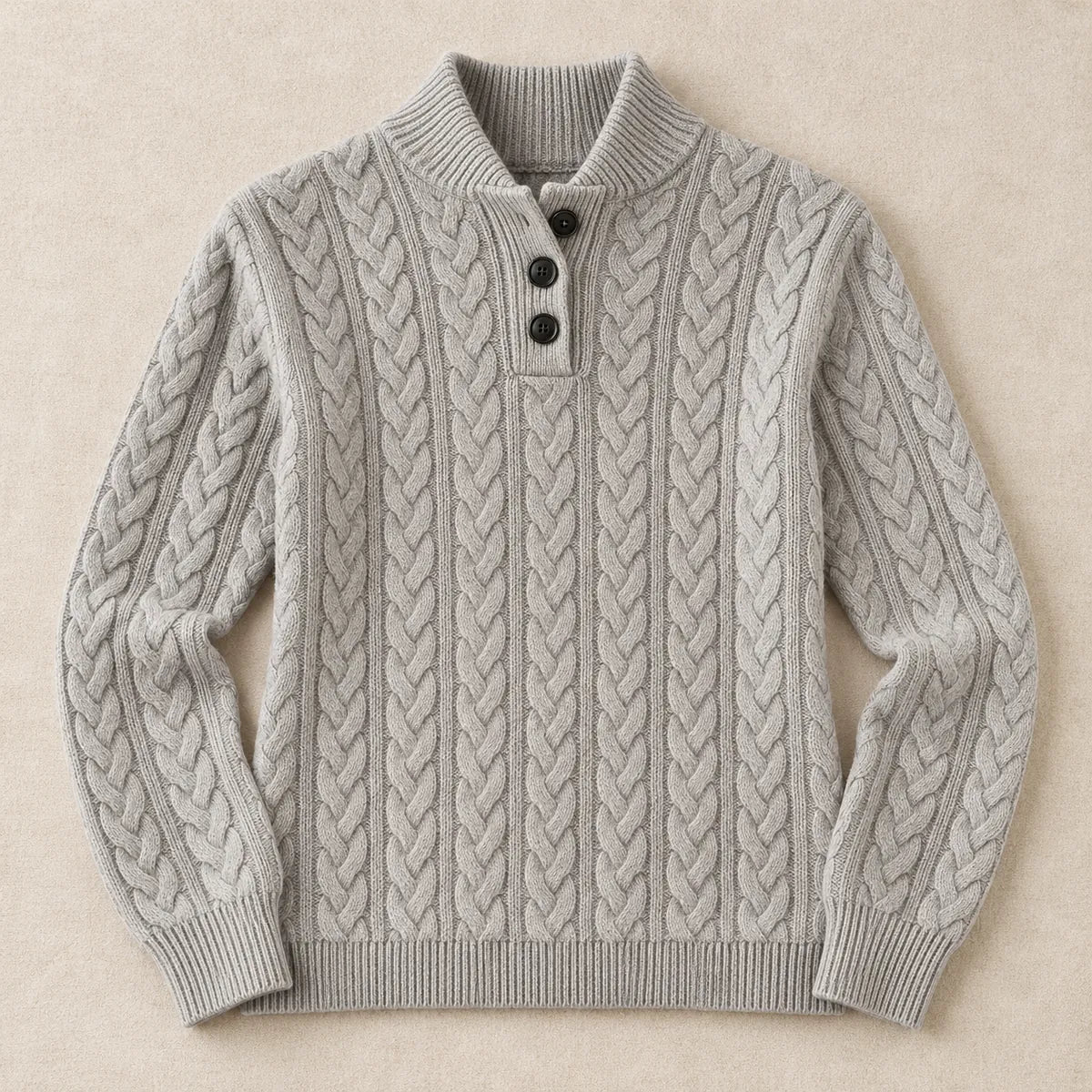 Wool Sweater | Camilla Gray flatlay