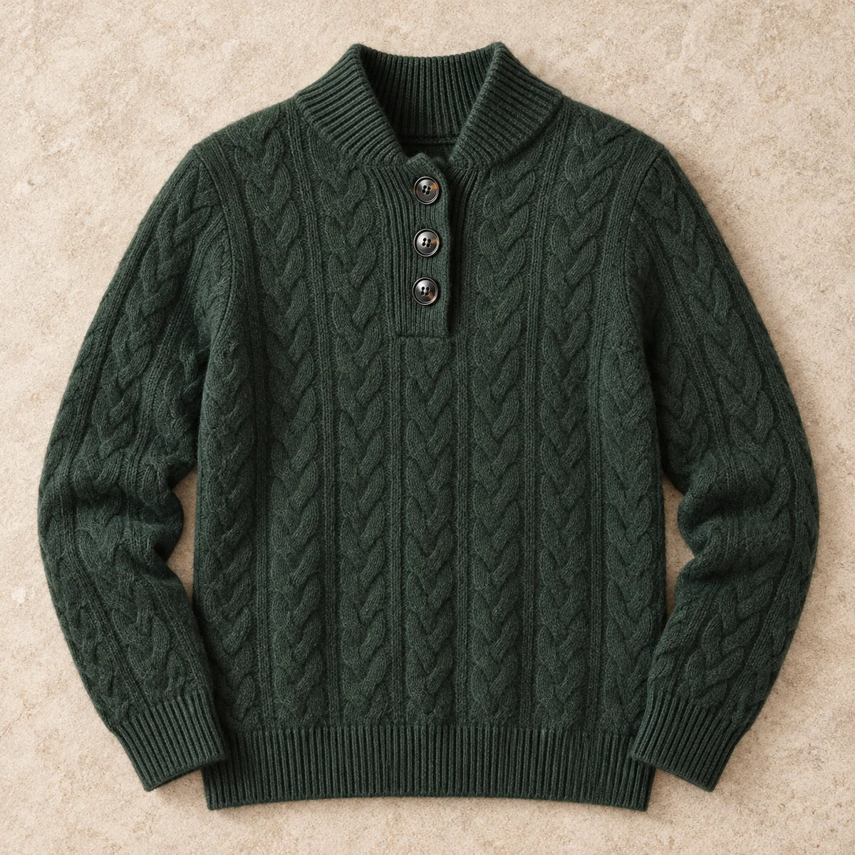 Wool Sweater | Camilla Green flatlay